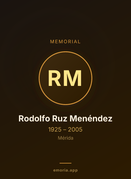 Memorial portrait of Rodolfo Ruz Menéndez