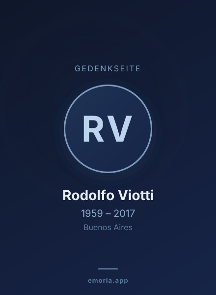 Gedenkportrait von Rodolfo Viotti