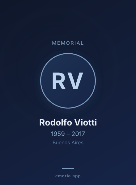 Memorial portrait of Rodolfo Viotti