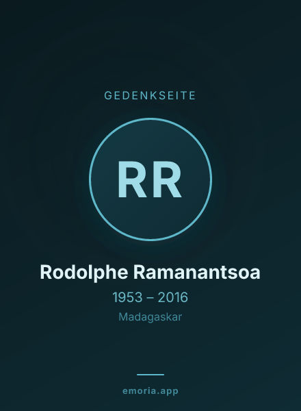 Gedenkportrait von Rodolphe Ramanantsoa