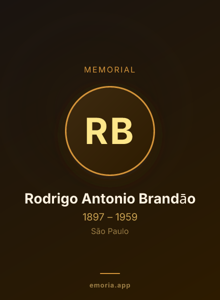 Memorial portrait of Rodrigo Antonio Brandāo
