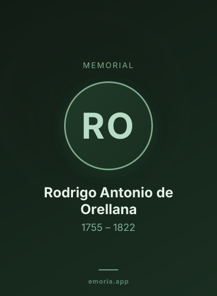 Memorial portrait of Rodrigo Antonio de Orellana
