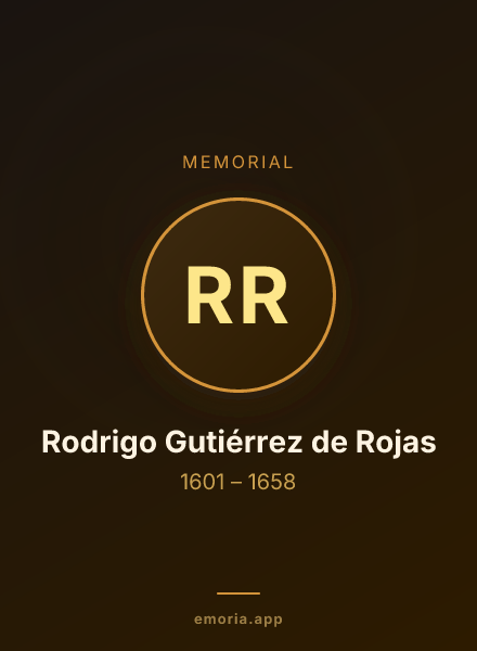 Memorial portrait of Rodrigo Gutiérrez de Rojas