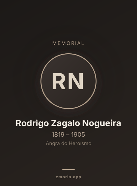 Memorial portrait of Rodrigo Zagalo Nogueira