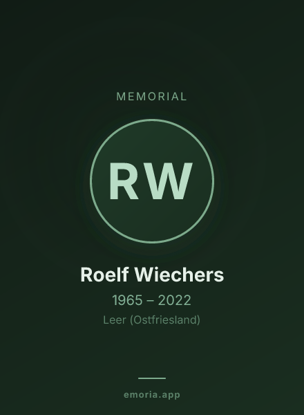 Memorial portrait of Roelf Wiechers