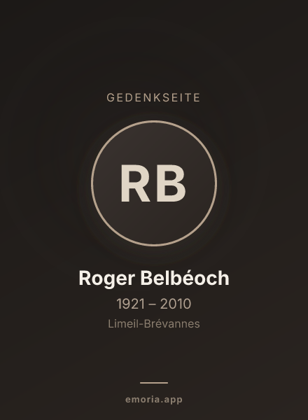 Gedenkportrait von Roger Belbéoch