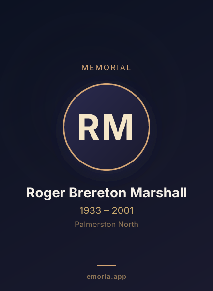 Memorial portrait of Roger Brereton Marshall