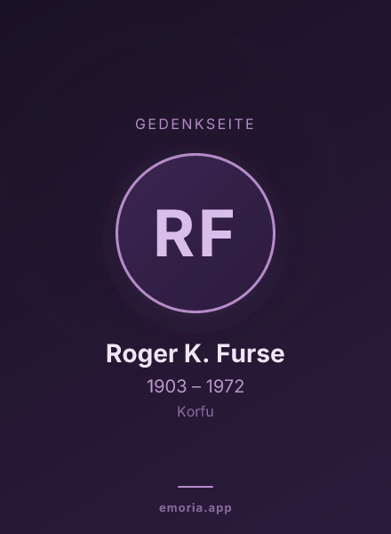 Gedenkportrait von Roger K. Furse