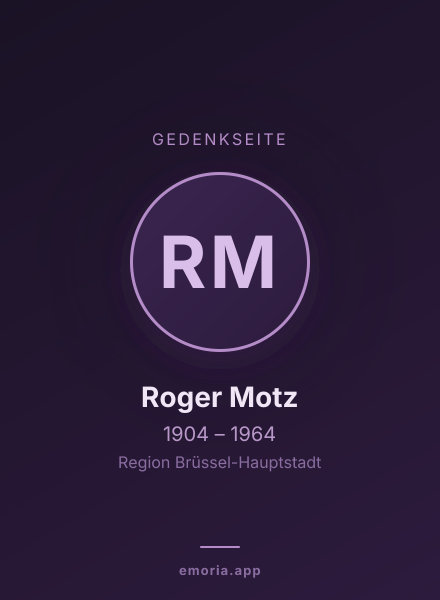 Gedenkportrait von Roger Motz