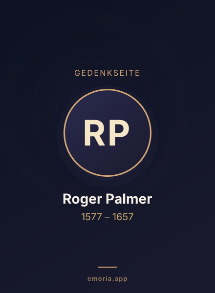 Gedenkportrait von Roger Palmer
