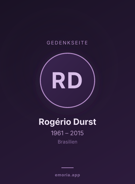 Gedenkportrait von Rogério Durst