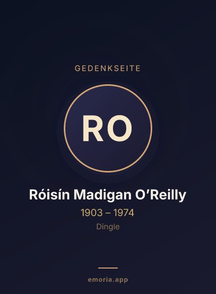 Gedenkportrait von Róisín Madigan O’Reilly