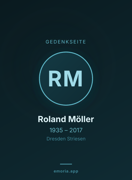 Gedenkportrait von Roland Möller