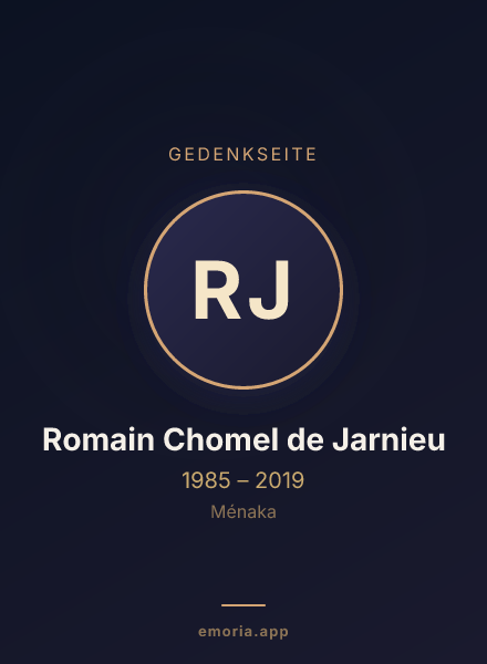 Gedenkportrait von Romain Chomel de Jarnieu