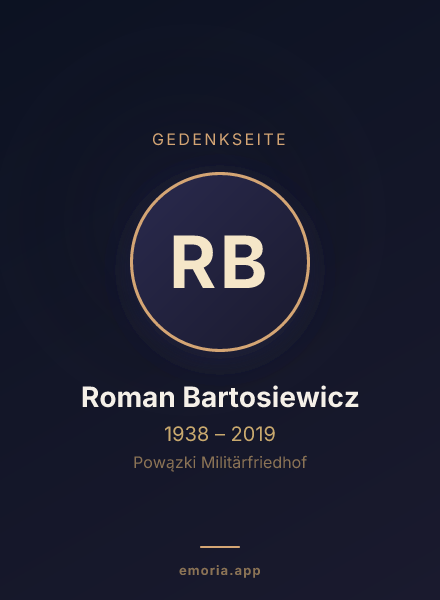 Gedenkportrait von Roman Bartosiewicz