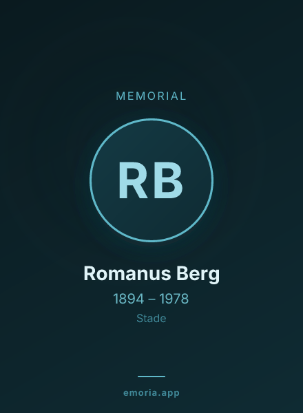 Memorial portrait of Romanus Berg