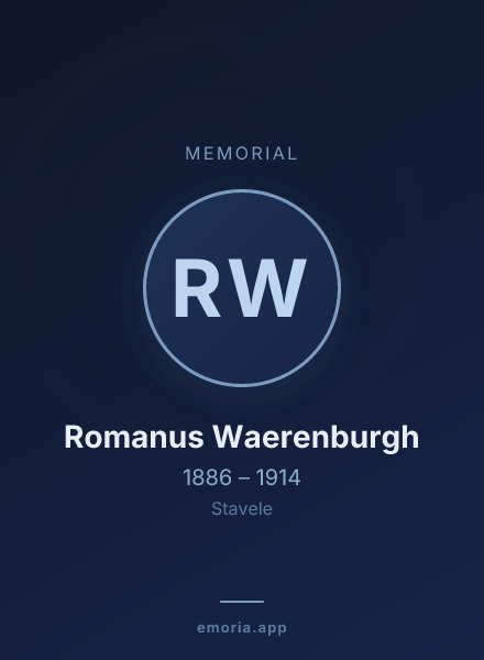 Memorial portrait of Romanus Waerenburgh