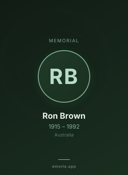 Memorial portrait of Ron Brown