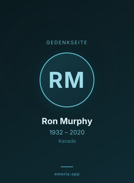Gedenkportrait von Ron Murphy
