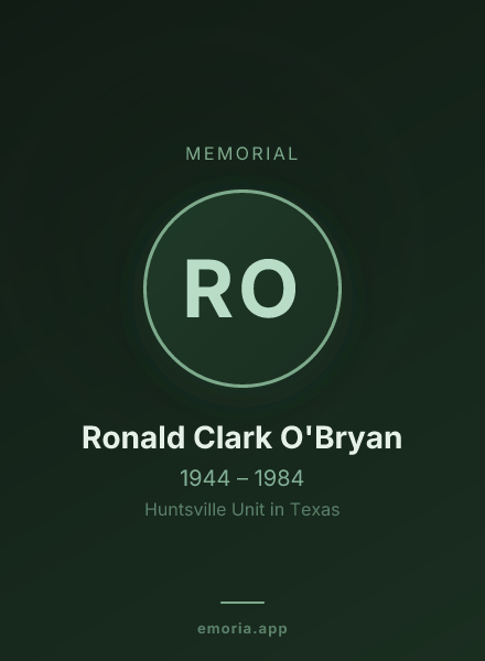 Memorial portrait of Ronald Clark O'Bryan