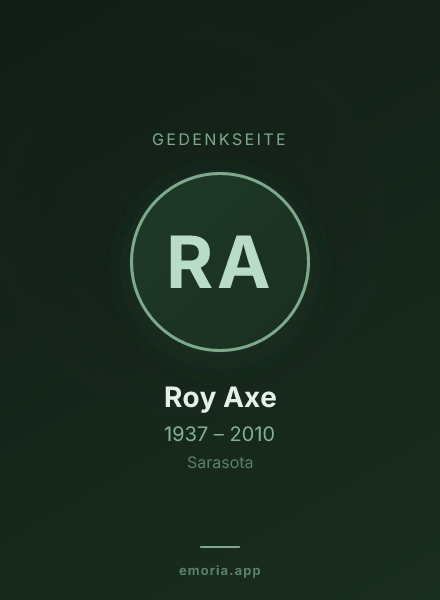 Gedenkportrait von Roy Axe