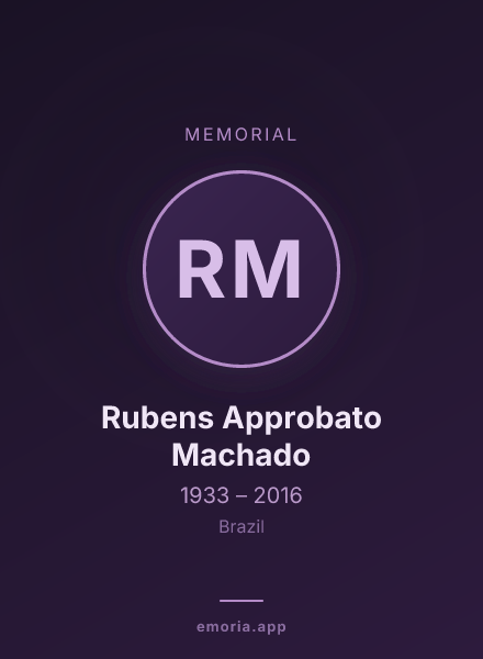 Memorial portrait of Rubens Approbato Machado
