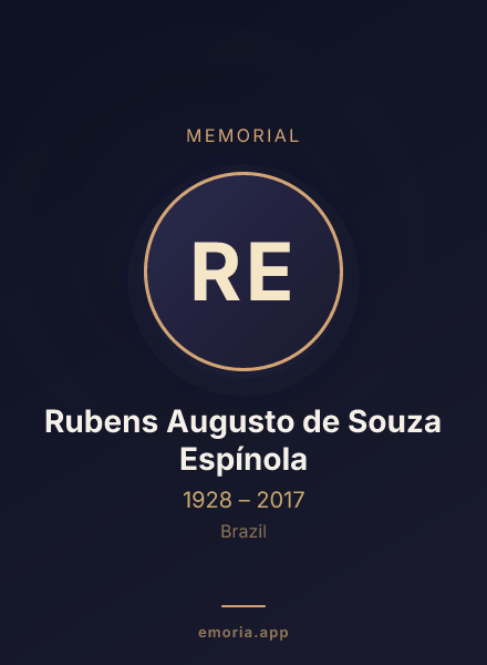 Memorial portrait of Rubens Augusto de Souza Espínola