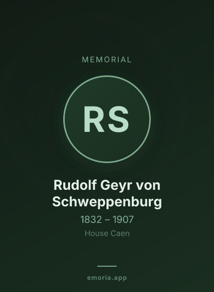 Memorial portrait of Rudolf Geyr von Schweppenburg