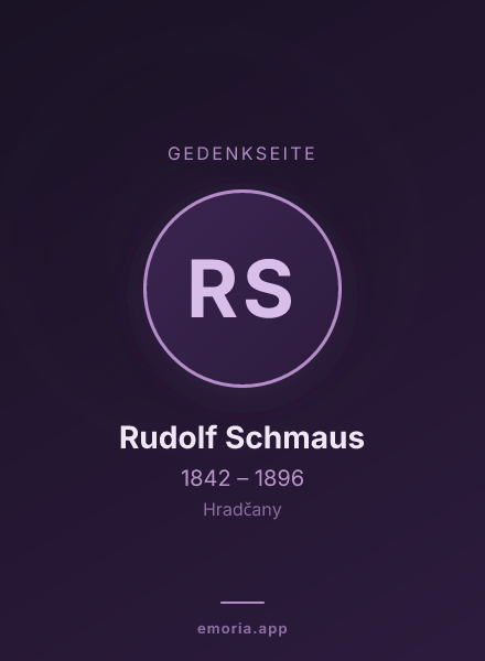 Gedenkportrait von Rudolf Schmaus