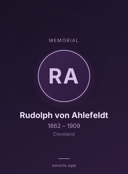 Memorial portrait of Rudolph von Ahlefeldt