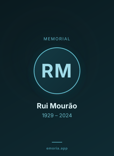 Memorial portrait of Rui Mourão