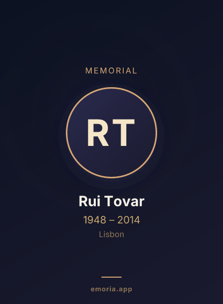 Memorial portrait of Rui Tovar