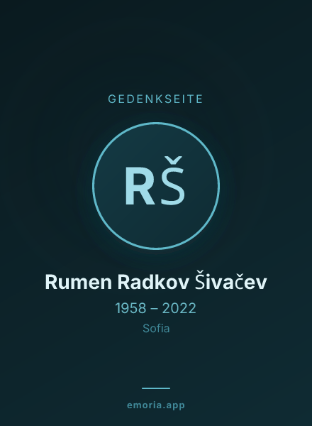 Gedenkportrait von Rumen Radkov Šivačev