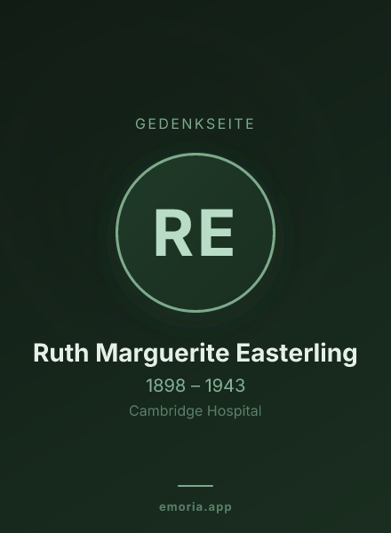 Gedenkportrait von Ruth Marguerite Easterling