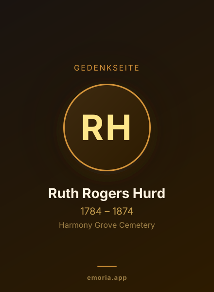 Gedenkportrait von Ruth Rogers Hurd