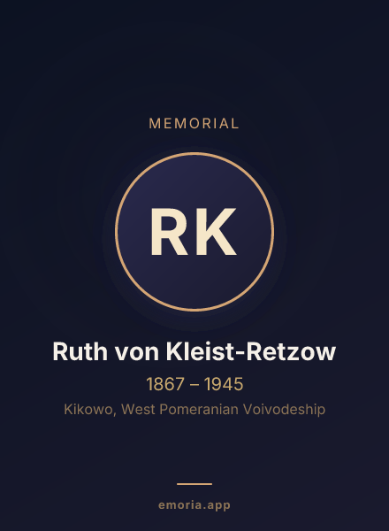 Memorial portrait of Ruth von Kleist-Retzow