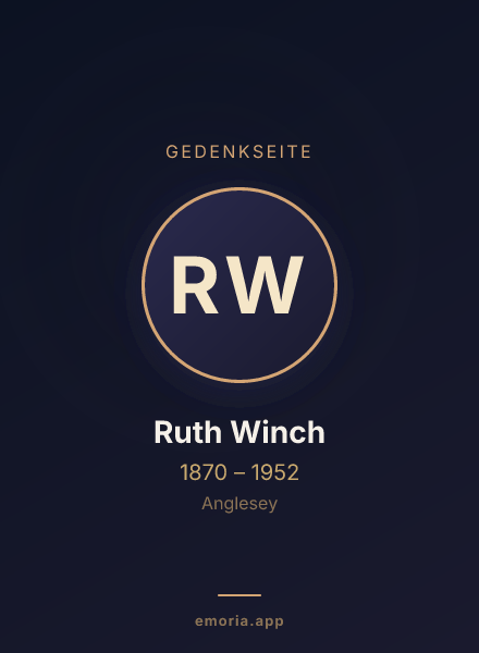 Gedenkportrait von Ruth Winch