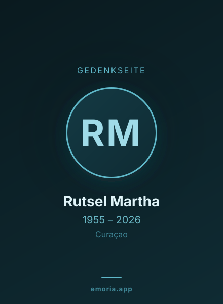 Gedenkportrait von Rutsel Martha