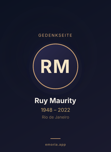 Gedenkportrait von Ruy Maurity