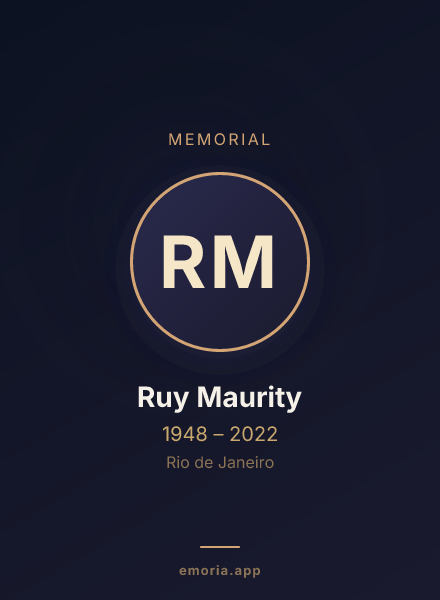 Memorial portrait of Ruy Maurity