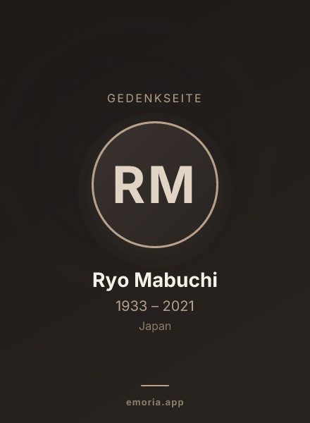 Gedenkportrait von Ryo Mabuchi