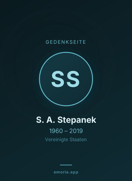 Gedenkportrait von S. A. Stepanek