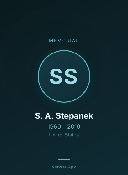 Memorial portrait of S. A. Stepanek
