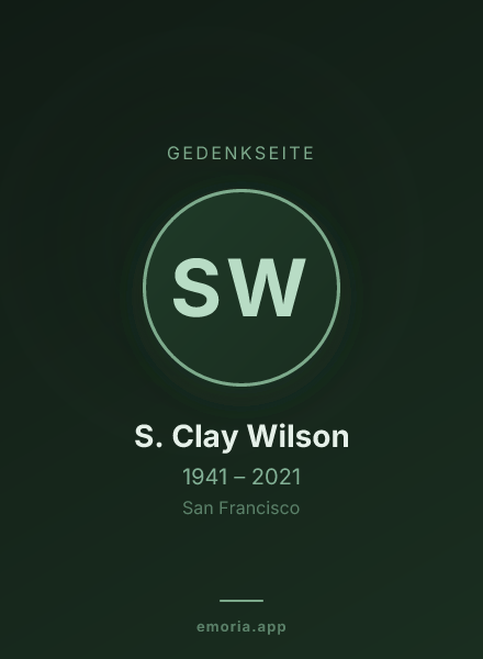 Gedenkportrait von S. Clay Wilson