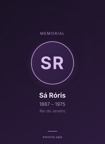 Memorial portrait of Sá Róris