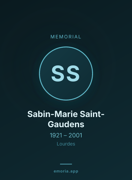 Memorial portrait of Sabin-Marie Saint-Gaudens