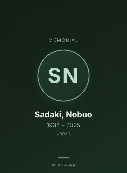 Memorial portrait of Sadaki, Nobuo