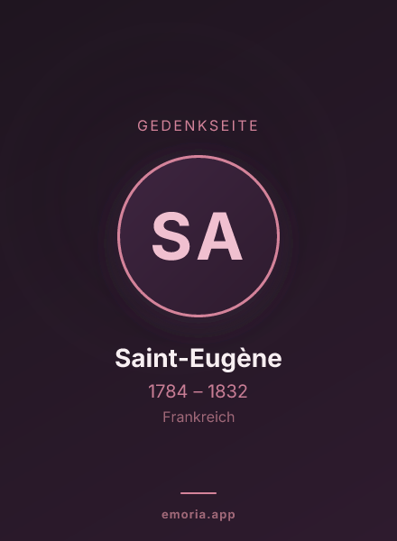 Gedenkportrait von Saint-Eugène