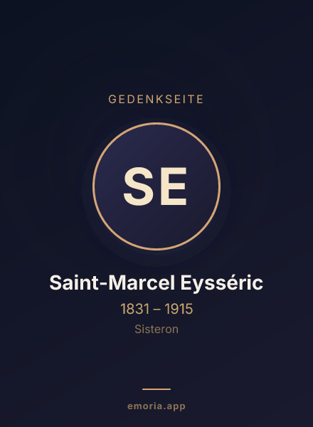 Gedenkportrait von Saint-Marcel Eysséric