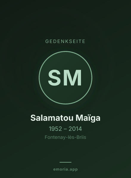 Gedenkportrait von Salamatou Maïga